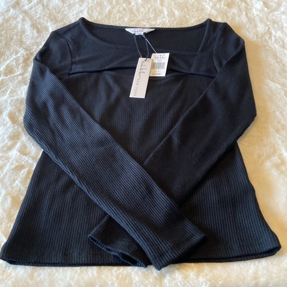 NWT Nicole Miller Women’s Black Shirt - Picture 2 of 5